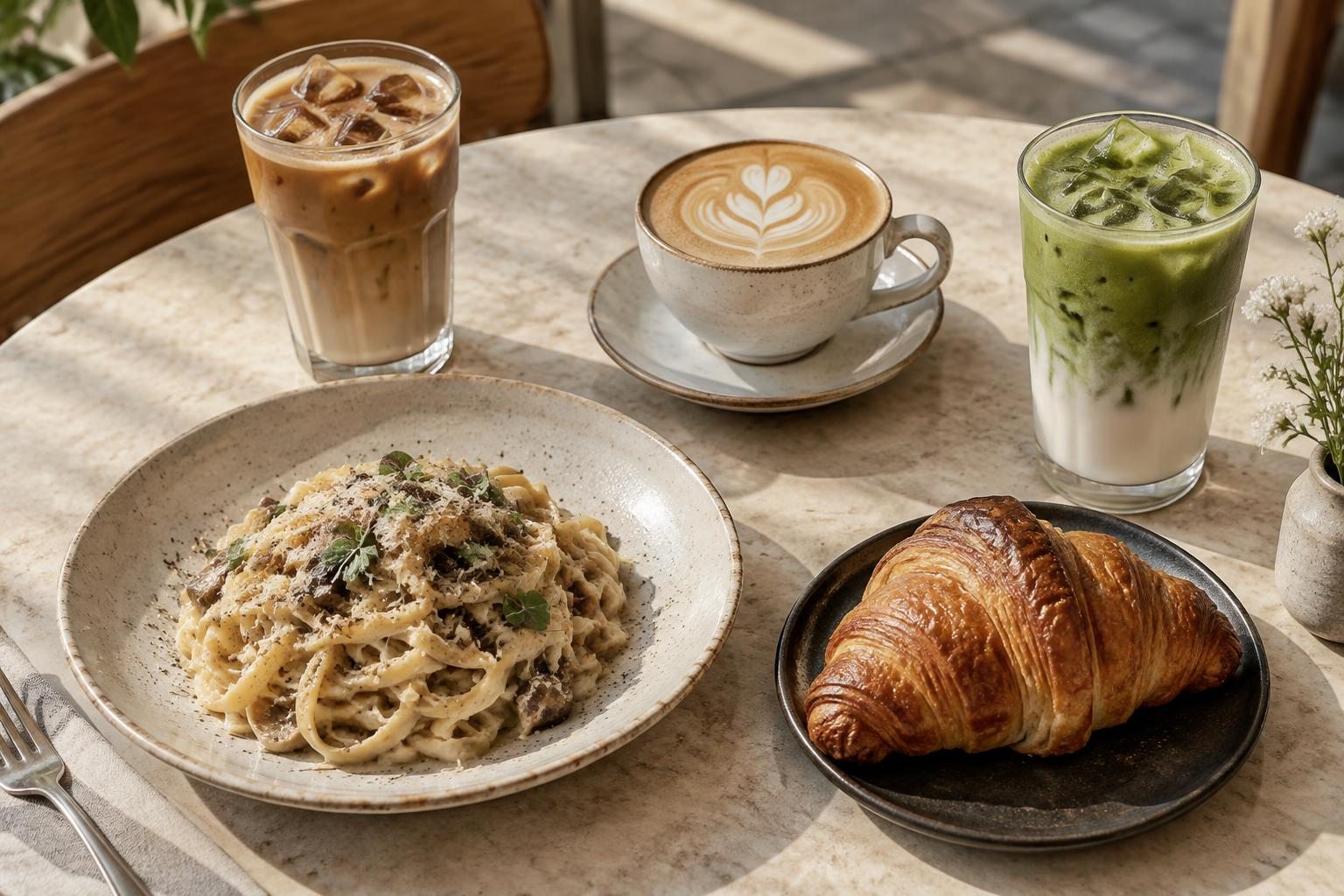 Ilustrasi Coffee & little treats